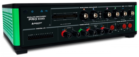 ADP5490 Analog Discovery Pro: 4-channel, 500MHz bandwidth, 2Gs/s Mixed Signal Oscilloscope (MSO)