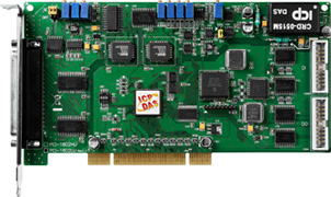 PCI-1802HU 32Ch.AI, 12-bit 44ks/s, 2AO, Dig I/O High Gain Board