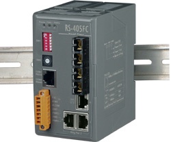 RS-405FC 3 port Ethernet Ring + Dual Fibre Switch (SC)