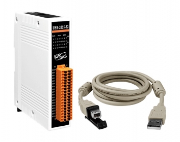 USB-2055-32 USB I/O Module with Isolated 16 DI, 16 DO